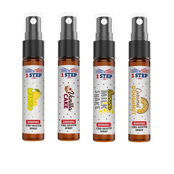 1 Step CBD 2000mg CBD Mouth Spray 10ml - Image 4