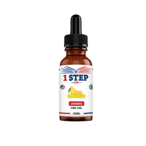 1 Step CBD 2000mg CBD Flavoured Oil 30ml - Image 5