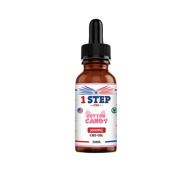 1 Step CBD 3000mg CBD Flavoured Oil 30ml - Image 3