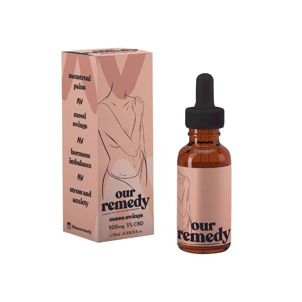 Our Remedy 500mg Natural CBD Oil 10ml - Moon Swings - Image 3