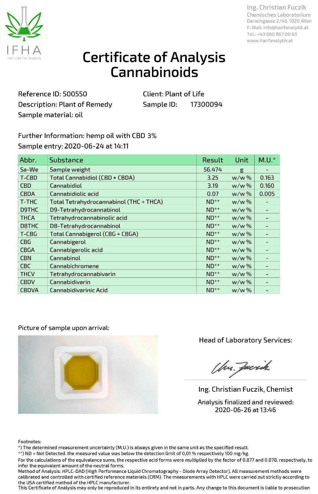 Plant of Remedy 300mg CBD Hemp CBD Oil 10ml - Image 2