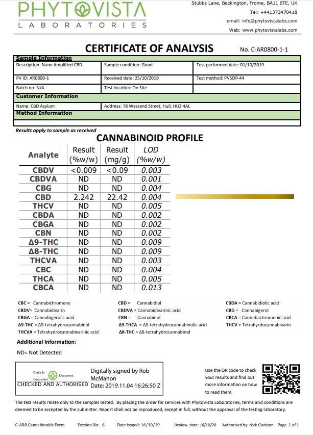 CBD Asylum 1000mg CBD 100ml Moisturising Cream - Image 2
