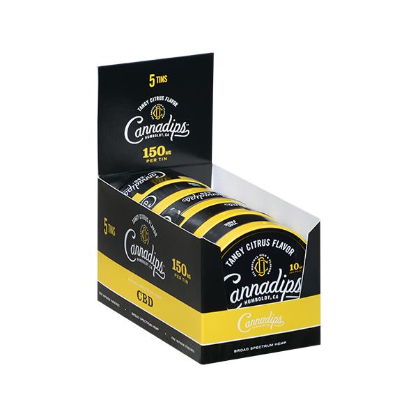 Cannadips 150mg CBD Snus Pouches - Tangy Citrus - Image 4