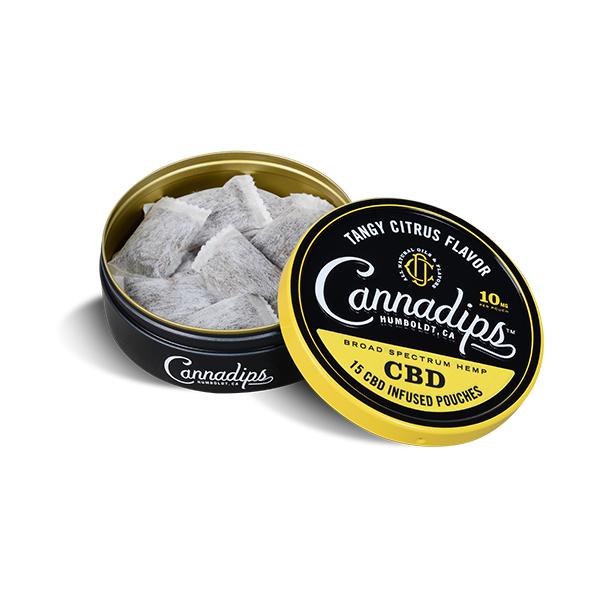 Cannadips 150mg CBD Snus Pouches - Tangy Citrus - Image 3