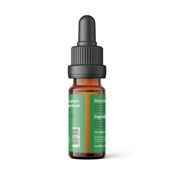 Health Focus CBD 1000mg 10% Full Spectrum MCT CBD Oil 10ml (+FREE GUMMIES!) - Image 3