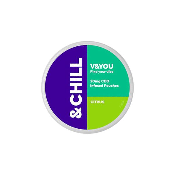 V&YOU &Chill 20mg CBD Pouches - Image 5