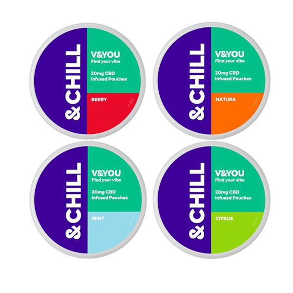 V&YOU &Chill 20mg CBD Pouches - Image 4