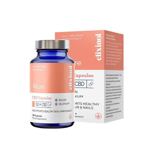 Elixinol 150mg CBD Capsules - Allure