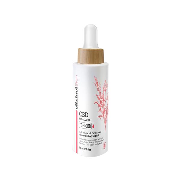 Elixinol 75mg CBD Miracle Oil - 50ml