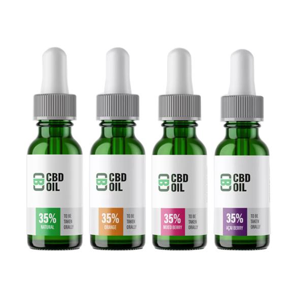 CBD Asylum 35% 3500mg CBD Oil 10ml - Image 2