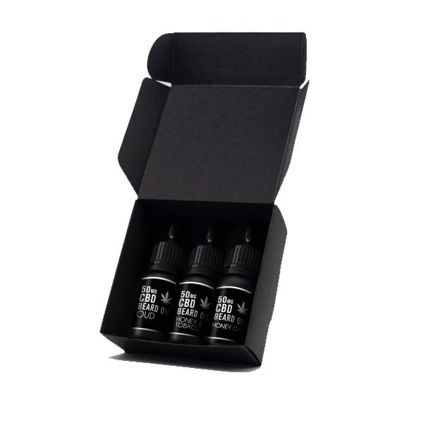 NKD 50mg CBD Infused Speciality Beard Oils Gift Set - Image 3