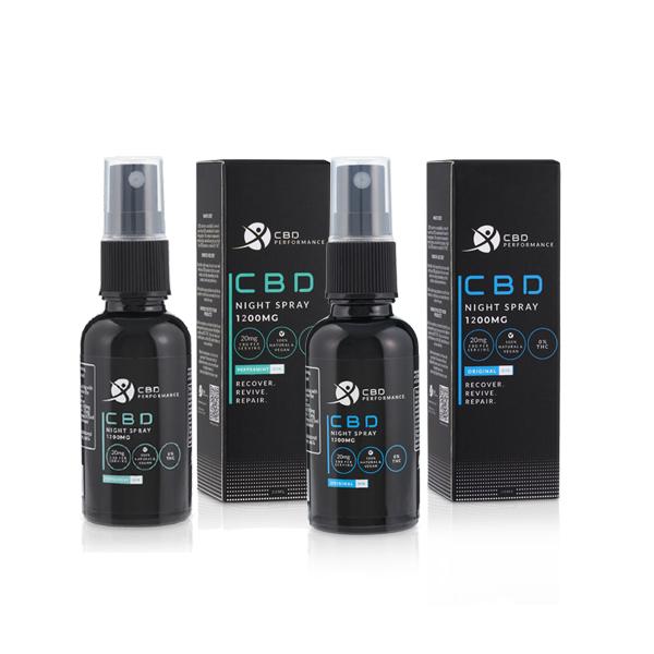 CBD Performance 1200mg CBD Night Spray Oil 30ml - Image 3