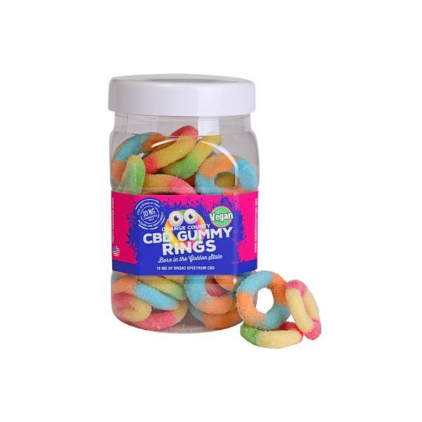 Orange County CBD 25mg Gummy Rings - Large Pack