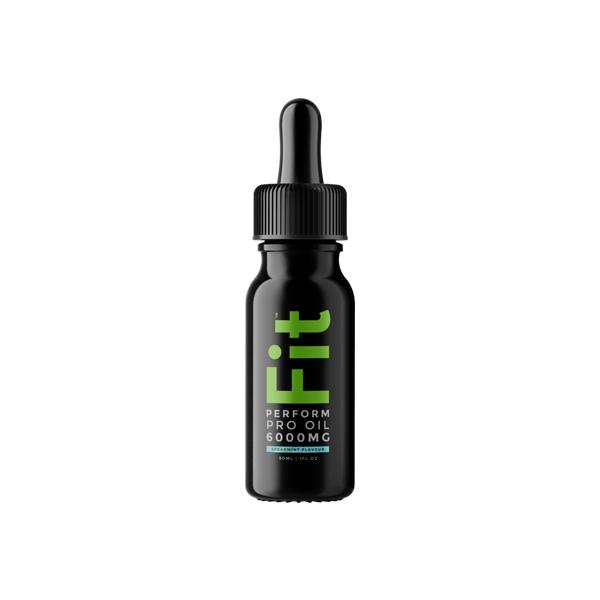 Fit CBD 6000mg CBD Spearmint Perform Pro CBD Oil 30ml