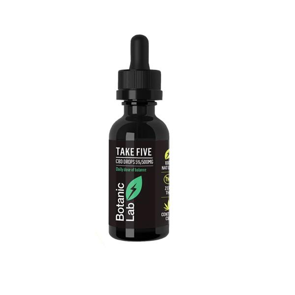 Botanic Lab Take Five 500mg CBD Oil Drops 10ml - Image 3