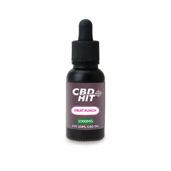 CBD Hit 1000mg CBD Flavoured Oil 10ml - Image 3