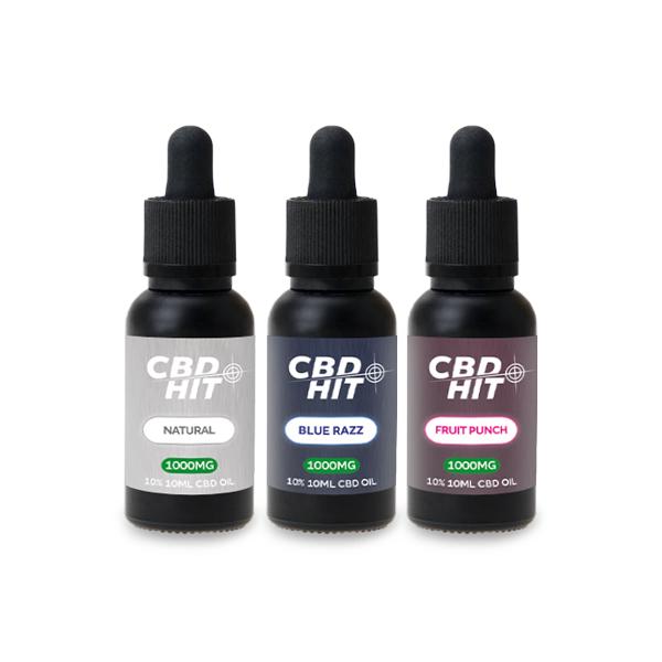 CBD Hit 1000mg CBD Flavoured Oil 10ml - Image 5