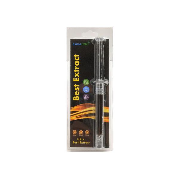 LVWell 1500mg CBD (+CBG) Cannabis Extract Syringe 3ml