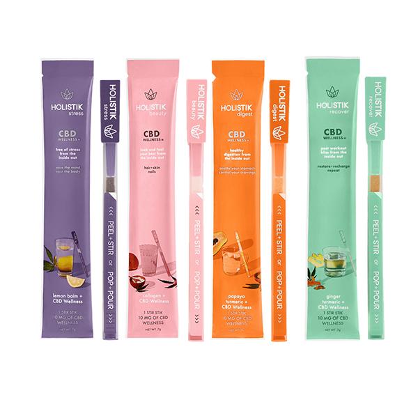 HOLISTIK Wellness 10mg CBD Stir STIKs - Single Sticks - Image 6