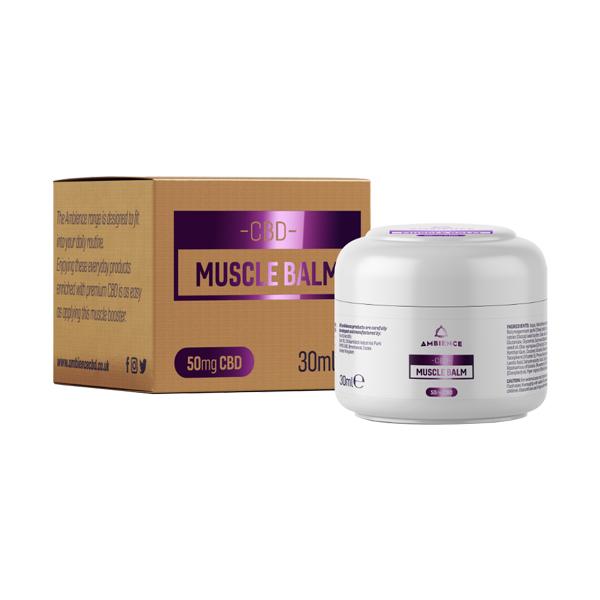 Ambience CBD Infused 50mg CBD Muscle Balm 30ml