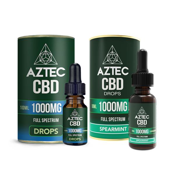 Aztec CBD Full Spectrum Hemp Oil 1000mg CBD 10ml - Image 4