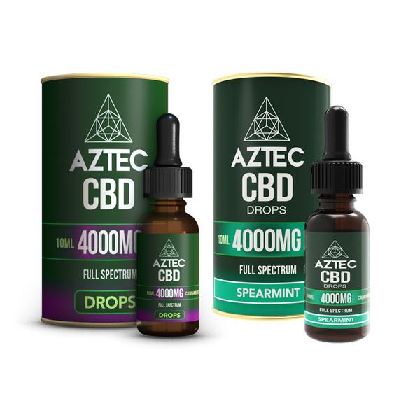 Aztec CBD Full Spectrum Hemp Oil 4000mg CBD 10ml - Image 4