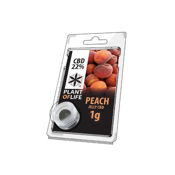 Plant Of Life Fruit Market Jelly 22% CBD 1g - Peach