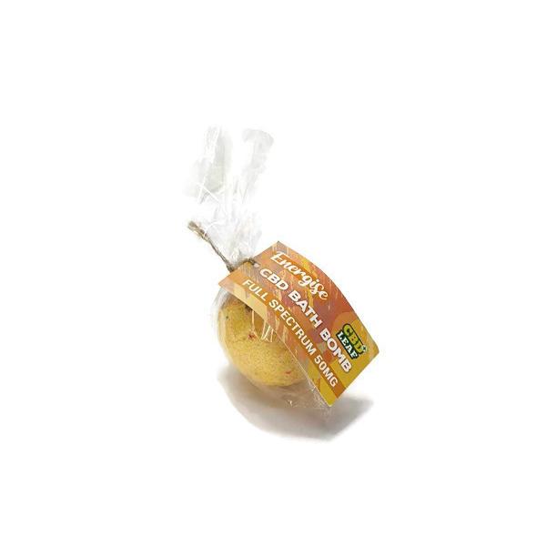CBD Leaf 100mg CBD Bath Bomb - Energise - Image 2