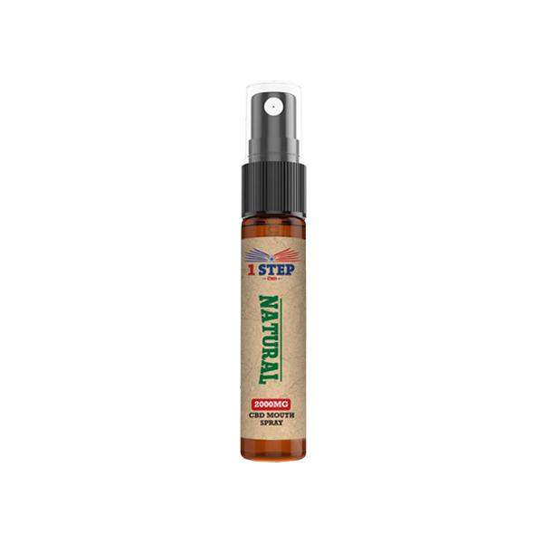 1 Step CBD 2000mg CBD Natural Mouth Spray 10ml