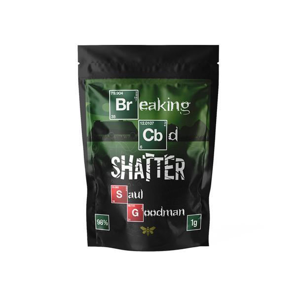 Breaking CBD 98% CBD Shatter - 1g - Image 5